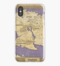 Elder Scrolls map - Tamriel iPhone Case