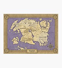 Elder Scrolls map - Tamriel Photographic Print