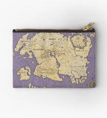 Elder Scrolls map - Tamriel Studio Pouch