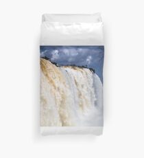 The Iguazu Falls from the Brazilian side Duvet Cover