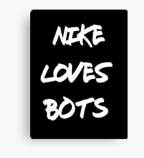 Nike loves Bots Canvas Print