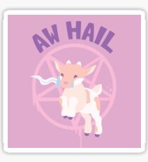 Aw Hail - Pastel Pinks Sticker