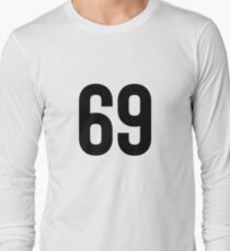 69 Number Simple - Great For Hipster Teen Long Sleeve T-Shirt