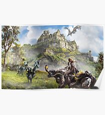 Horizon Zero Dawn, Aloy living in a world... Poster