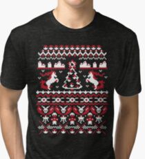 An Ugly Pokemon Christmas Tri-blend T-Shirt