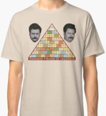 Swanson Pyramid of Greatness Classic T-Shirt