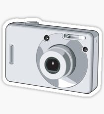 Point and Shoot Digital Camera Retro Sticker