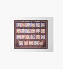 Canada's Prime Ministers (updated for 2015-2019) Art Board