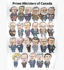 Prime Ministers of Canada Poster