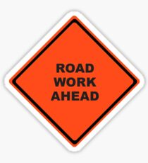 Roadwork Ahead Sticker