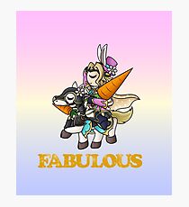 Fabulous Bunny Xander Photographic Print