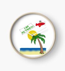 Celebrating Retirement! Clock