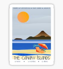 Canary Islands Art Deco Sticker