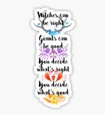 Into the Woods - You Decide Sticker