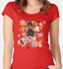 }:) Women's Fitted Scoop T-Shirt