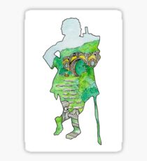 Bilbo and his house Sticker