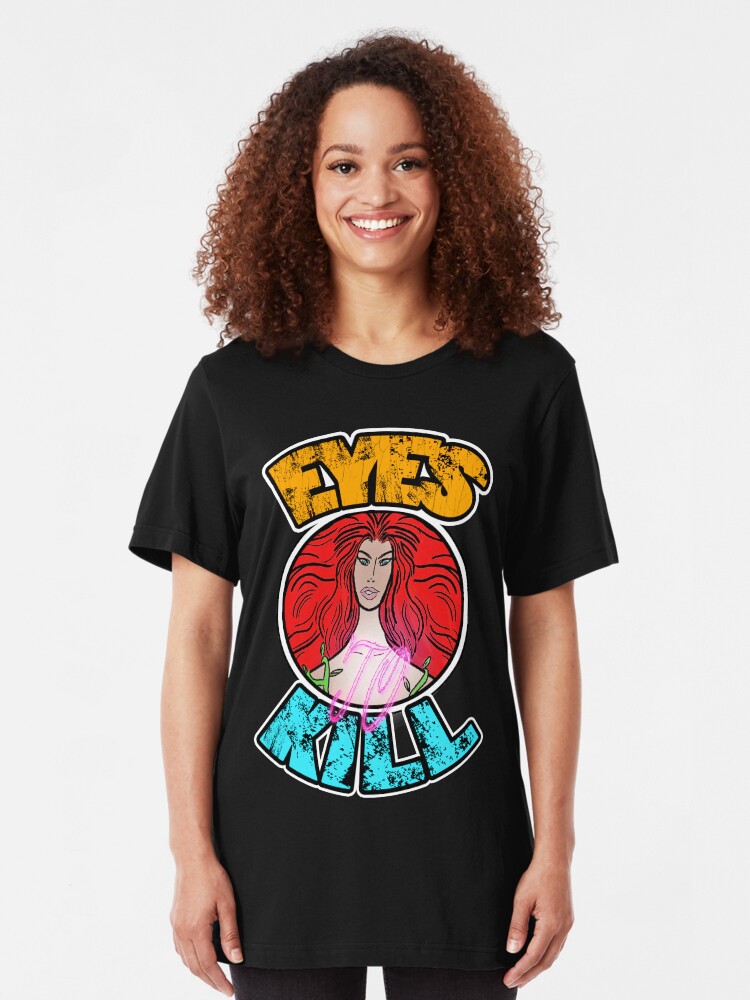 Alternate view of Eyes to kill Slim Fit T-Shirt