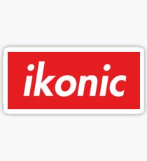 Ikonic - Red. Sticker