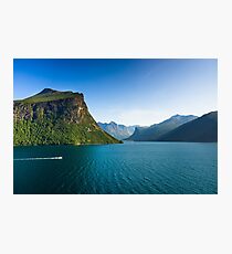 Oldevatnet Lake near Olden Photographic Print