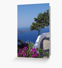 Santorini, Greece - Colours of Summer 2011 Greeting Card