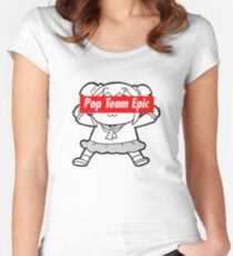 Pop Team Epic - Supreme Popuku Women's Fitted Scoop T-Shirt