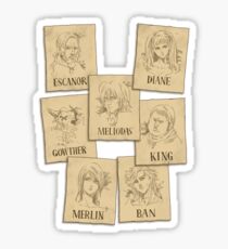 Seven Deadly Wanted Sticker