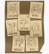 the seven deadly sins wanted posters