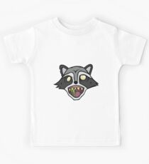Funny Angry Rabid Zombie Raccoons Cute Graphic Kids Tee
