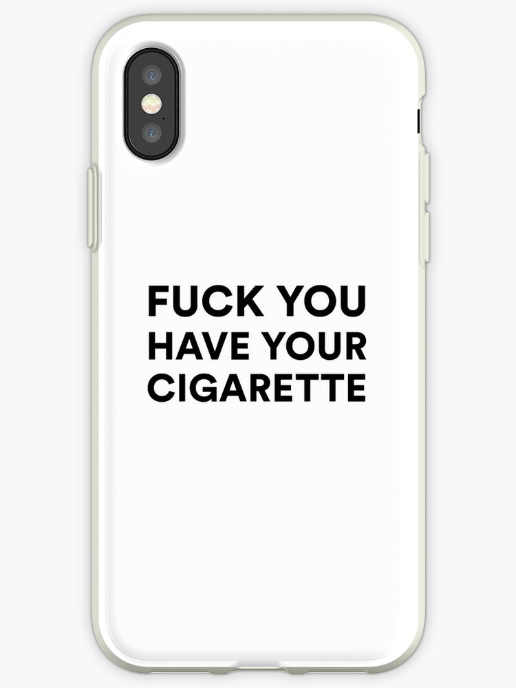 coque iphone xs cigarette