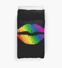 Rainbow kiss Duvet Cover
