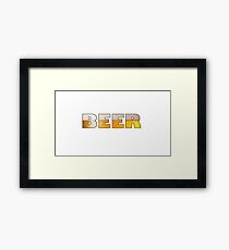 Beer Framed Print