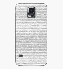 Funda/vinilo para Samsung Galaxy El script del episodio piloto de Office (nosotros)