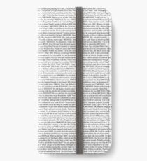 Das Office Pilot Episoden Skript (uns) iPhone Flip-Case/Hülle/Klebefolie