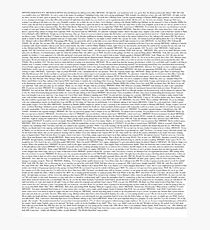 The Office pilot episode script (us) Photographic Print