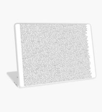 Vinilo para portátil El script del episodio piloto de Office (nosotros)