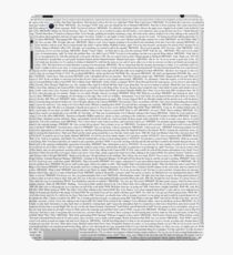 The Office pilot episode script (us) iPad Case/Skin