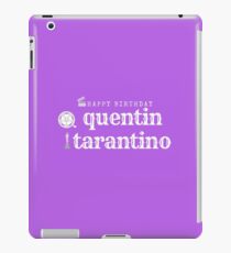 Quentin Tarantino Birthday iPad Case/Skin