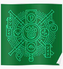 Mönch - Klasse Wappen (Farbe) Poster