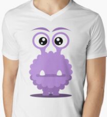 Dino the monster Men's V-Neck T-Shirt