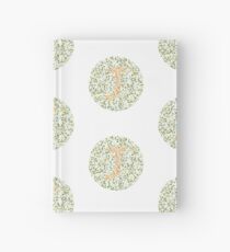 “J” Eye Test Letter Hardcover Journal