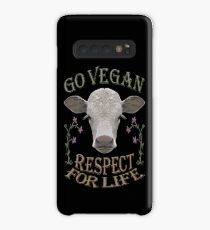 Funda/vinilo para Samsung Galaxy GO VEGAN - RESPETO POR LA VIDA