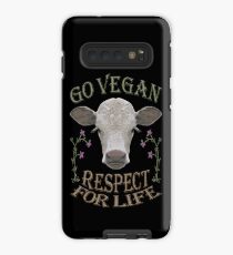 Funda/vinilo para Samsung Galaxy GO VEGAN - RESPETO POR LA VIDA