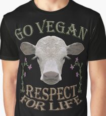 GO VEGAN - RESPECT FOR LIFE Graphic T-Shirt