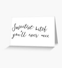 Jersey Shore Sammi Quote Greeting Card