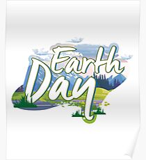 Earth Day Natural Elements Environmental Poster