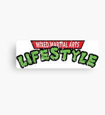 MMA with TMNT ARTWORK Canvas Print