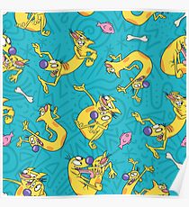 Catdog Phone Case - 90s Cartoon Case Poster
