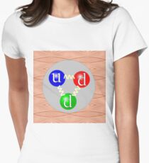 Physics #Physics #ParticlePhysics #NuclearPhysics #ModernPhysics Women's Fitted T-Shirt