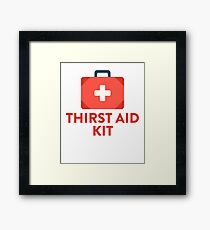 Thirst Aid Kit For Medicine Schools Framed Print