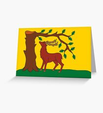 Berkshire County Flag, England Greeting Card